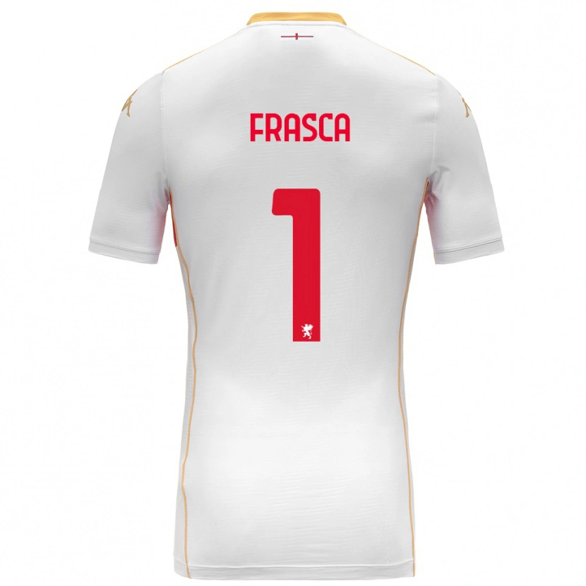 Danxen Pánské Andrea Frasca #1 Bílá Červená Daleko Hráčské Dresy 2025/26 Dres