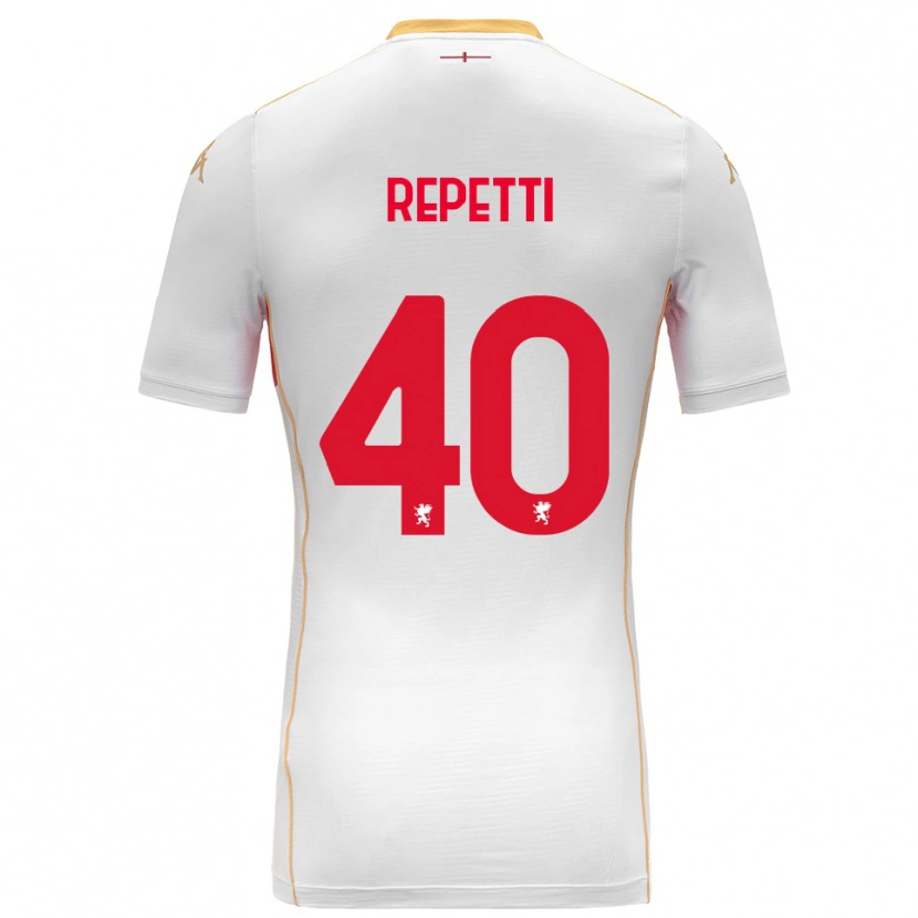 Danxen Pánské Chiara Repetti #40 Bílá Červená Daleko Hráčské Dresy 2025/26 Dres