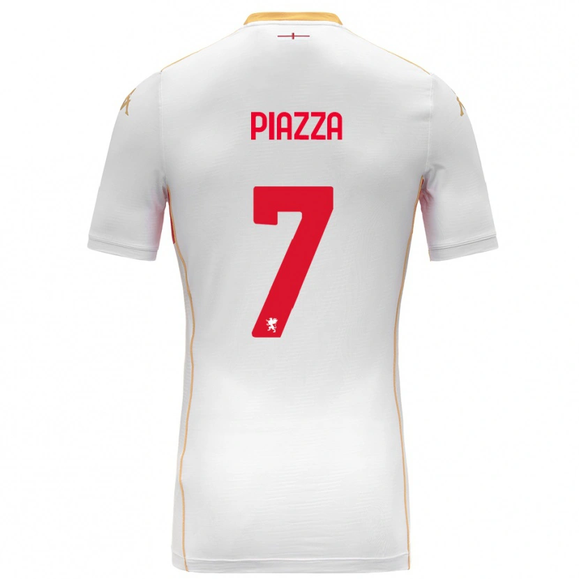Danxen Pánské Matteo Piazza #7 Bílá Červená Daleko Hráčské Dresy 2025/26 Dres
