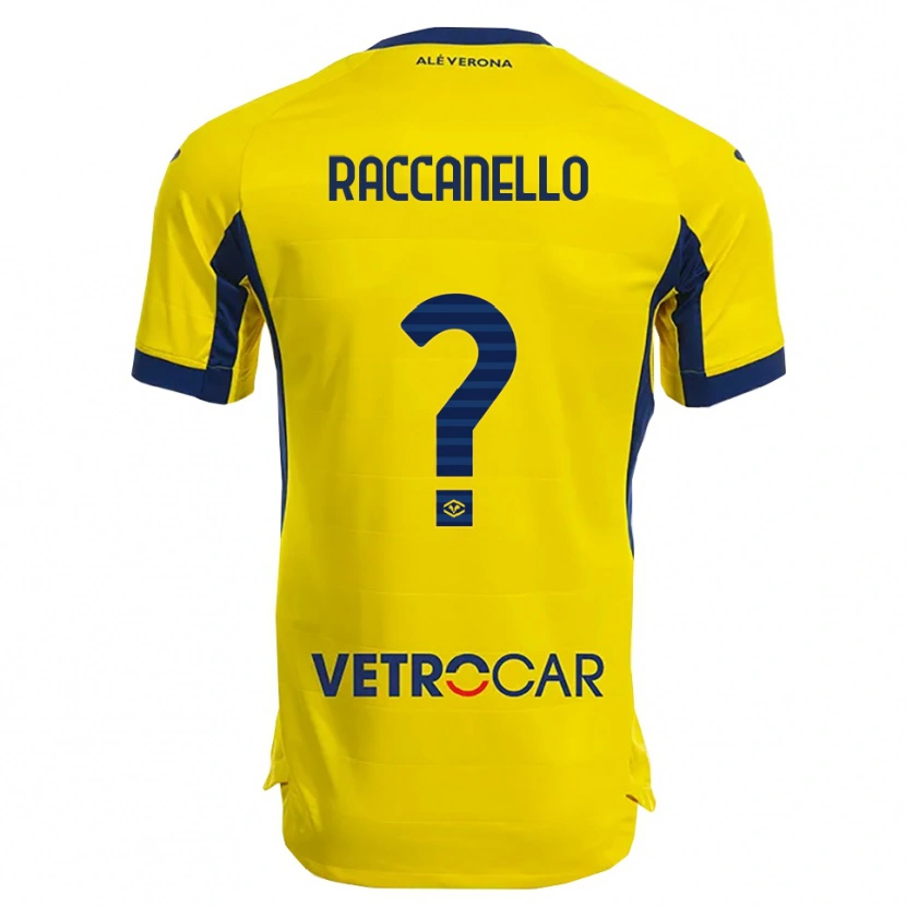 Danxen Pánské Marco Raccanello #0 Žlutá Námořnická Modř Daleko Hráčské Dresy 2025/26 Dres