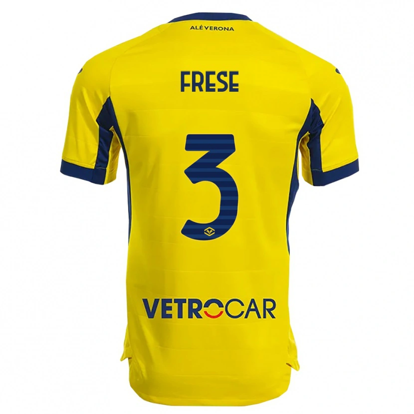 Danxen Pánské Martin Frese #3 Žlutá Námořnická Modř Daleko Hráčské Dresy 2025/26 Dres