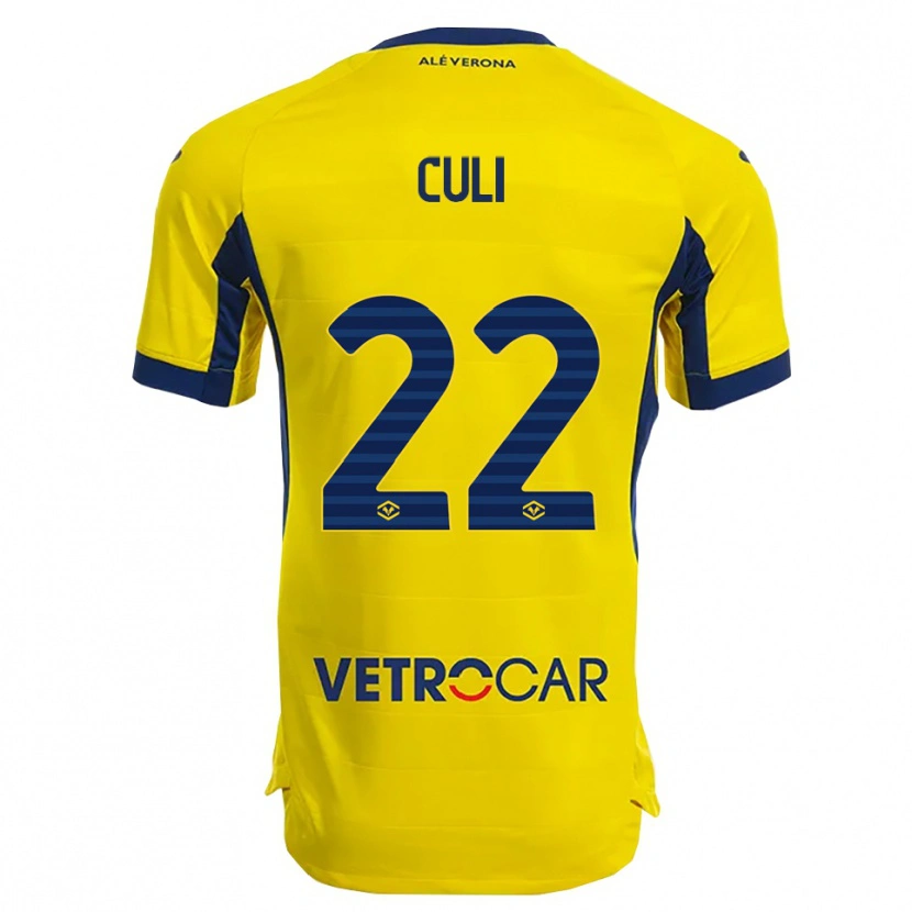 Danxen Pánské Daniel Culi #22 Žlutá Námořnická Modř Daleko Hráčské Dresy 2025/26 Dres