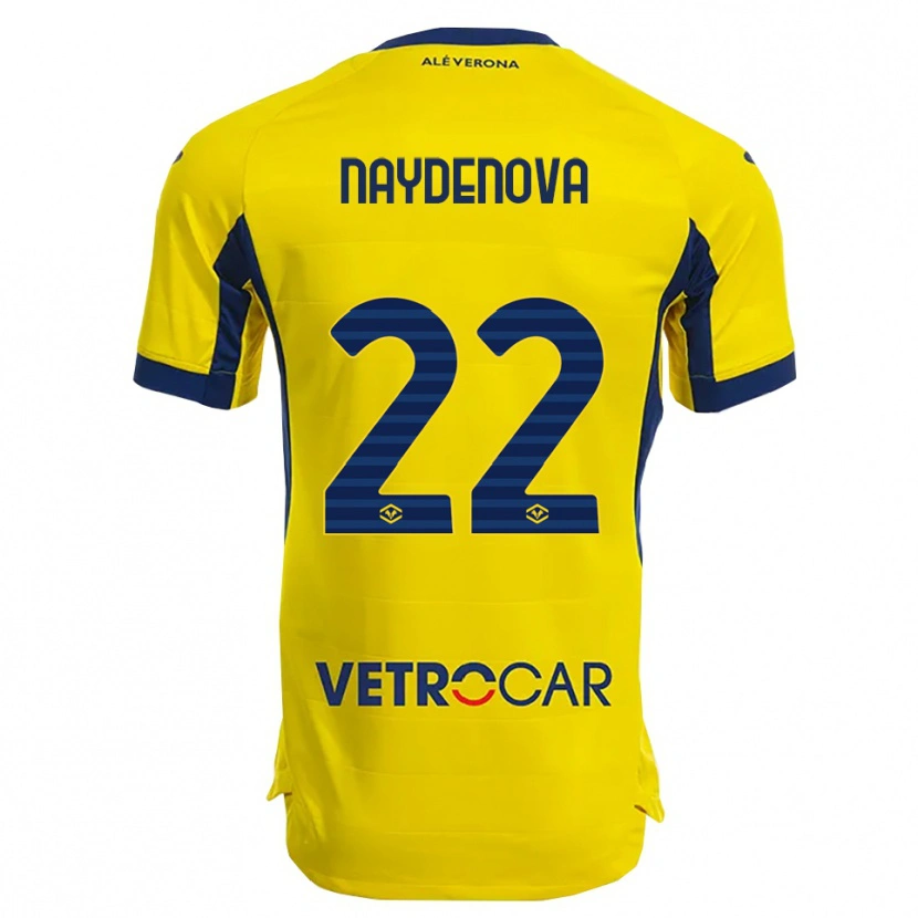 Danxen Pánské Ivana Naydenova #22 Žlutá Námořnická Modř Daleko Hráčské Dresy 2025/26 Dres
