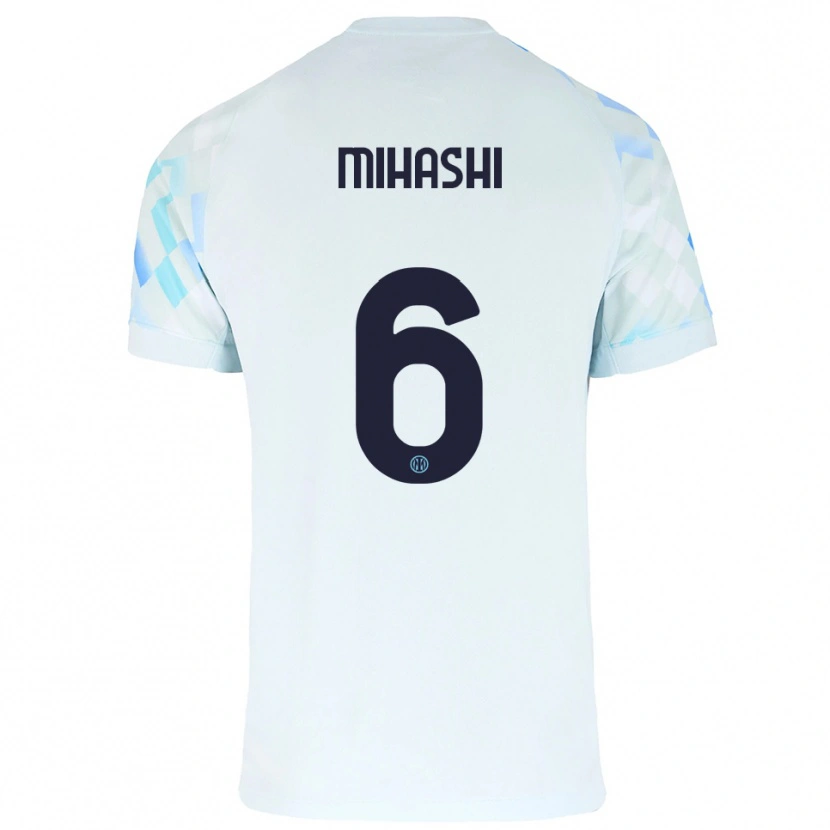 Danxen Pánské Mana Mihashi #6 Bílá Modrá Daleko Hráčské Dresy 2025/26 Dres