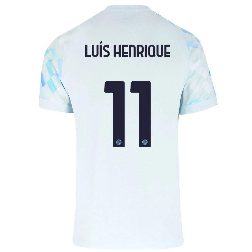 Danxen Pánské Luis Henrique #11 Bílá Modrá Daleko Hráčské Dresy 2025/26 Dres