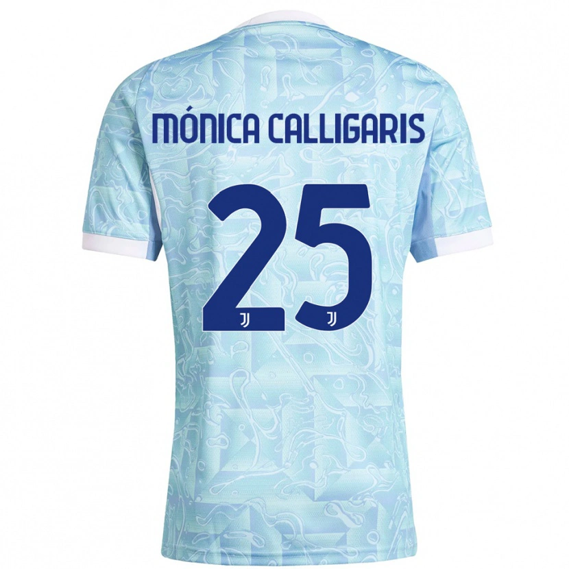 Danxen Pánské Viola Mónica Calligaris #25 Nebesky Modrá Žlutá Daleko Hráčské Dresy 2025/26 Dres