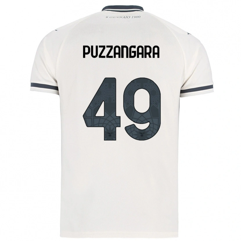Danxen Pánské Angelo Antonio Puzzangara #49 Bílá Námořnická Modř Daleko Hráčské Dresy 2025/26 Dres