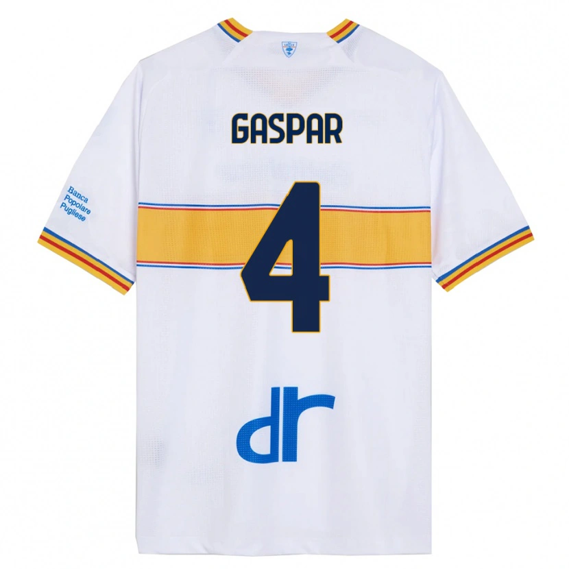 Danxen Pánské Kialonda Gaspar #4 Bílá Žlutá Daleko Hráčské Dresy 2025/26 Dres
