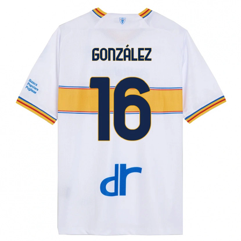 Danxen Pánské Joan González #16 Bílá Žlutá Daleko Hráčské Dresy 2025/26 Dres