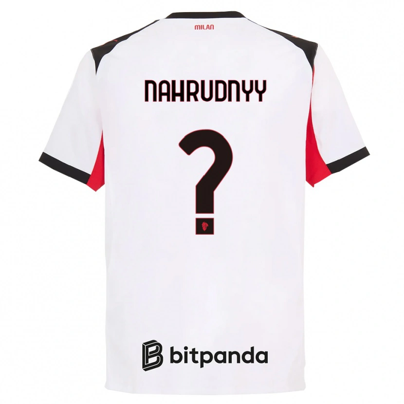 Danxen Pánské Vladislav Nahrudnyy #0 Bílá Černá Daleko Hráčské Dresy 2025/26 Dres
