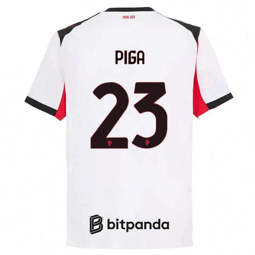 Danxen Pánské Julie Piga #23 Bílá Černá Daleko Hráčské Dresy 2025/26 Dres