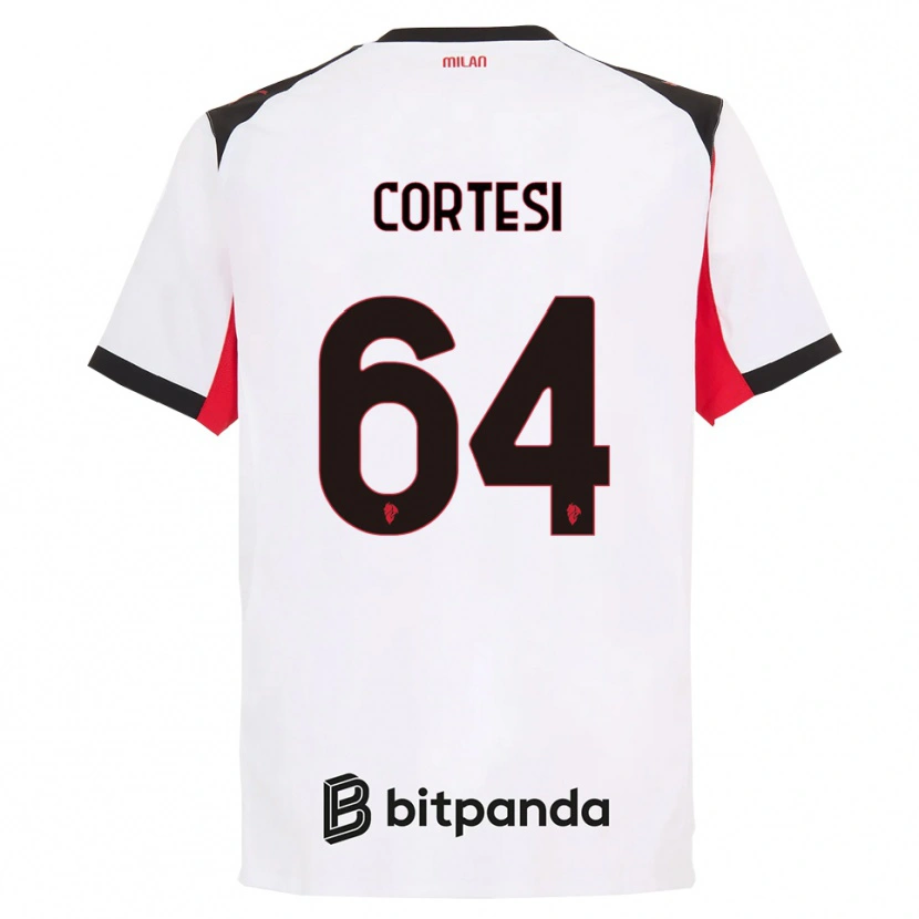 Danxen Pánské Selena Cortesi #64 Bílá Černá Daleko Hráčské Dresy 2025/26 Dres