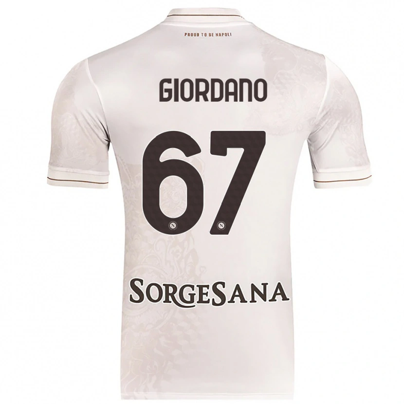 Danxen Pánské Michela Giordano #67 Šampaňská Hnědá Daleko Hráčské Dresy 2025/26 Dres