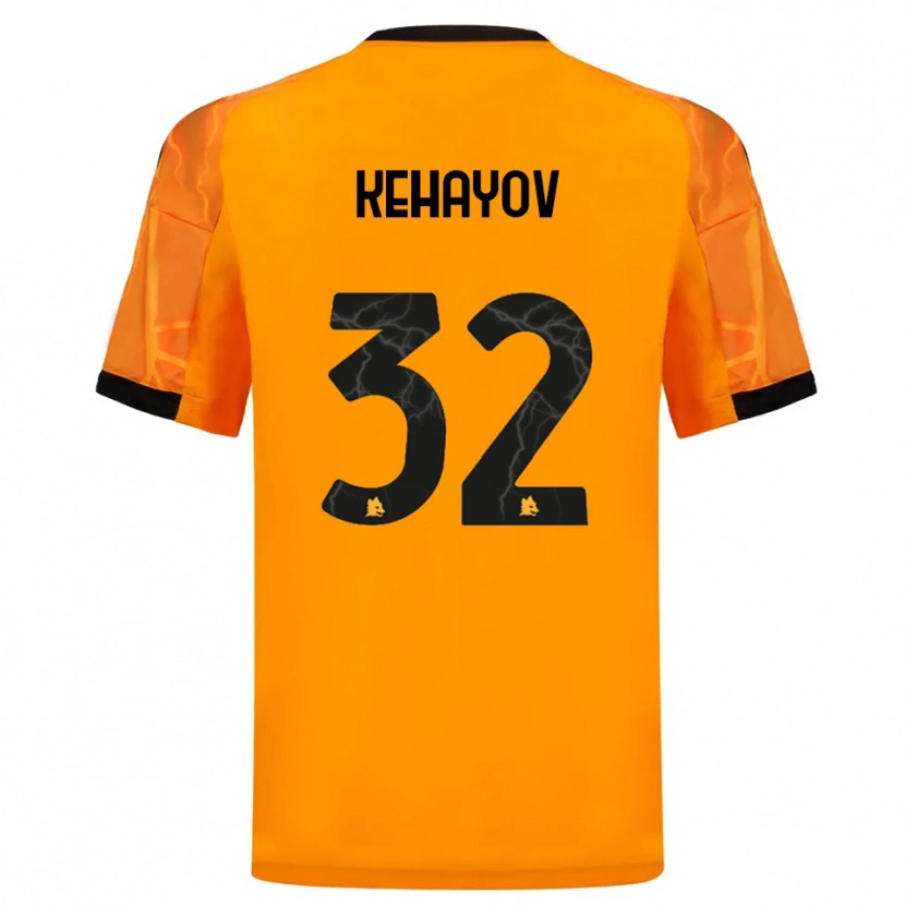 Danxen Pánské Atanas Kehayov #32 Oranžová Černá Daleko Hráčské Dresy 2025/26 Dres