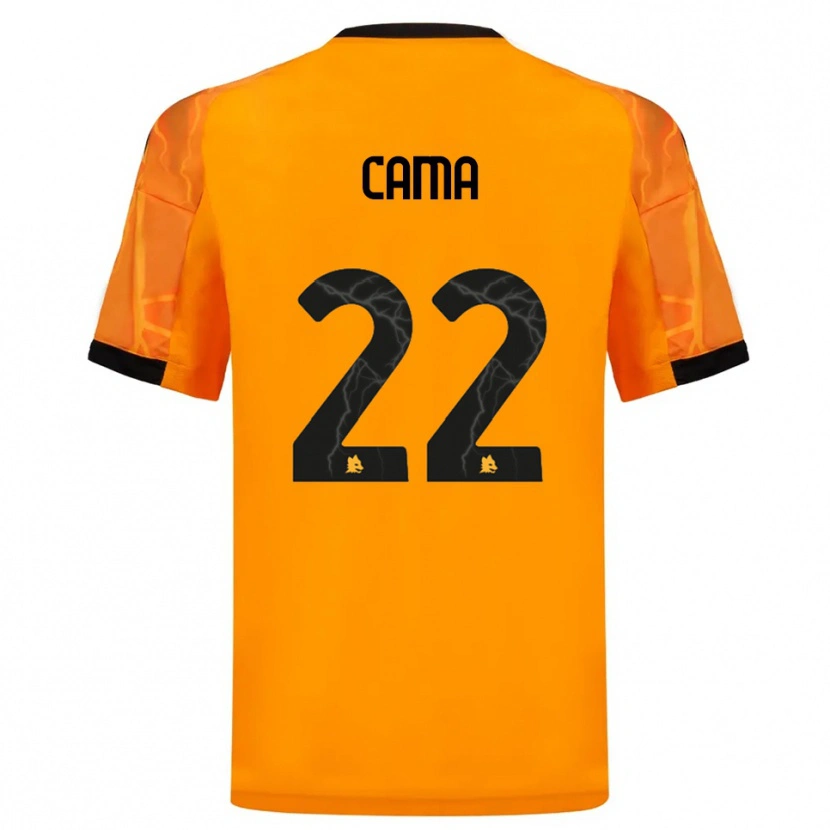 Danxen Pánské Cristian Cama #22 Oranžová Černá Daleko Hráčské Dresy 2025/26 Dres