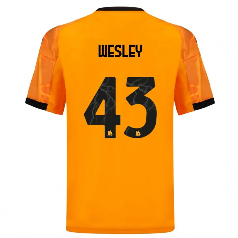 Danxen Pánské Wesley #43 Oranžová Černá Daleko Hráčské Dresy 2025/26 Dres