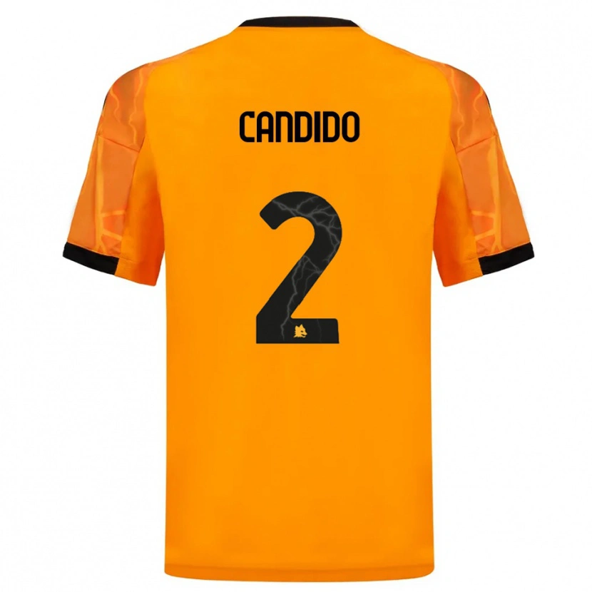 Danxen Pánské Gabriele Candido #2 Oranžová Černá Daleko Hráčské Dresy 2025/26 Dres