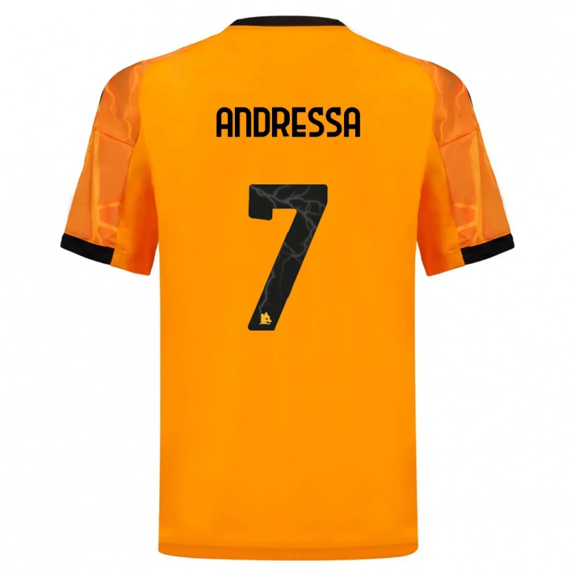 Danxen Pánské Andressa #7 Oranžová Černá Daleko Hráčské Dresy 2025/26 Dres