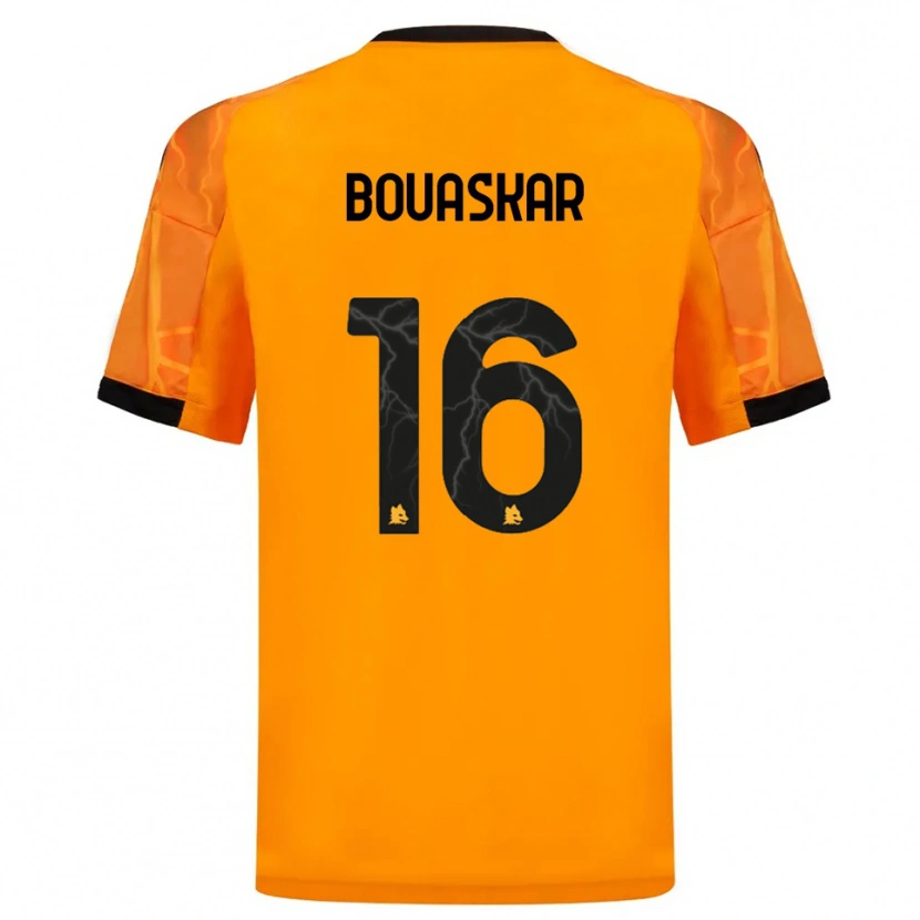 Danxen Pánské Slim Bouaskar #16 Oranžová Černá Daleko Hráčské Dresy 2025/26 Dres