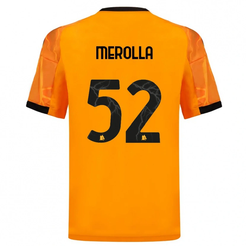 Danxen Pánské Liliana Merolla #52 Oranžová Černá Daleko Hráčské Dresy 2025/26 Dres