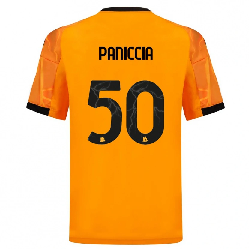 Danxen Pánské Martina Paniccia #50 Oranžová Černá Daleko Hráčské Dresy 2025/26 Dres