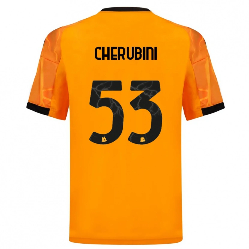 Danxen Pánské Martina Cherubini #53 Oranžová Černá Daleko Hráčské Dresy 2025/26 Dres