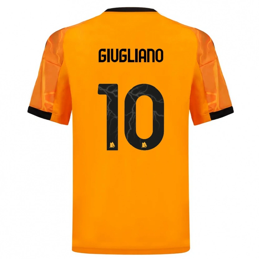 Danxen Pánské Manuela Giugliano #10 Oranžová Černá Daleko Hráčské Dresy 2025/26 Dres