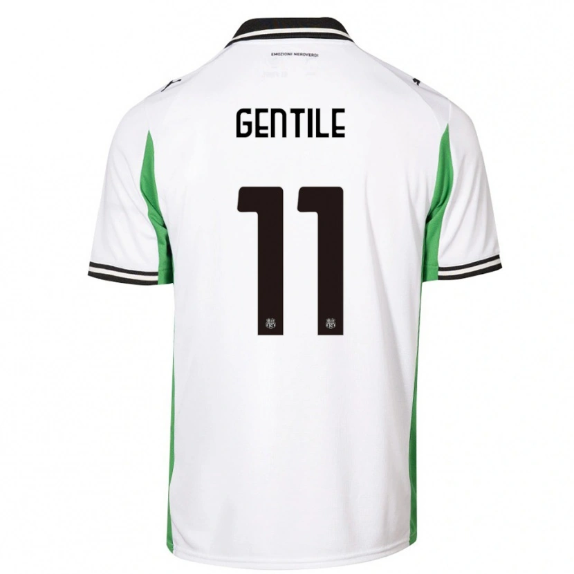 Danxen Pánské Raffaele Gentile #11 Bílá Zelená Černá Daleko Hráčské Dresy 2025/26 Dres