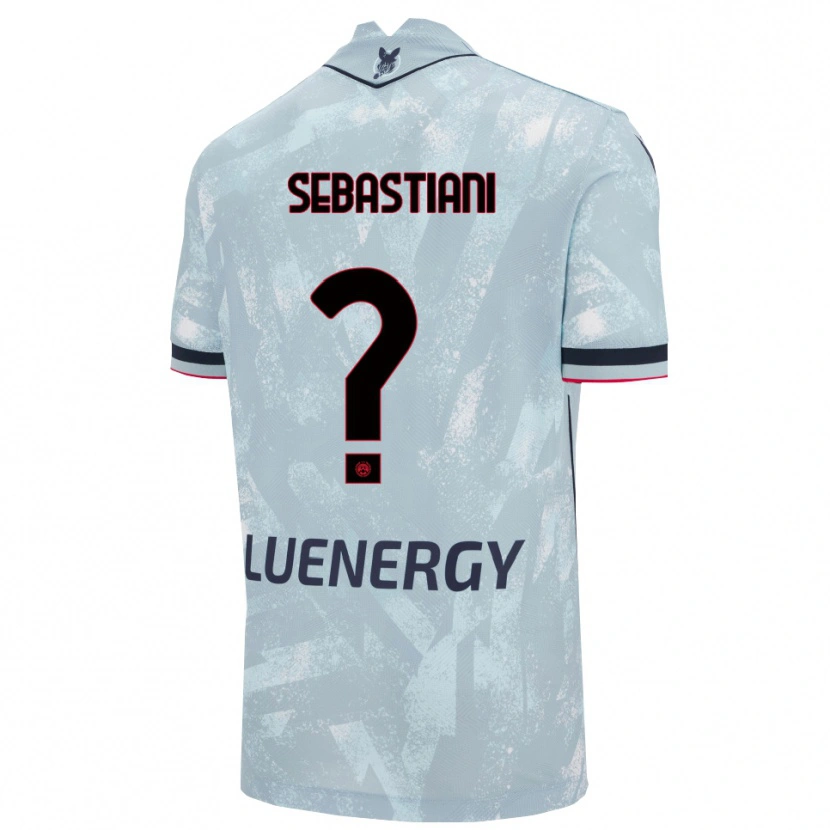 Danxen Pánské Josè Alberto Sebastiani #0 Světle Modrá Černá Daleko Hráčské Dresy 2025/26 Dres