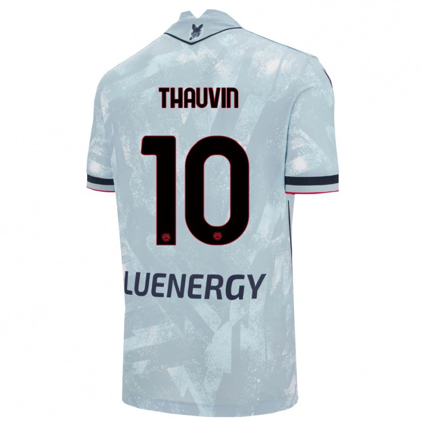 Danxen Pánské Florian Thauvin #10 Světle Modrá Černá Daleko Hráčské Dresy 2025/26 Dres