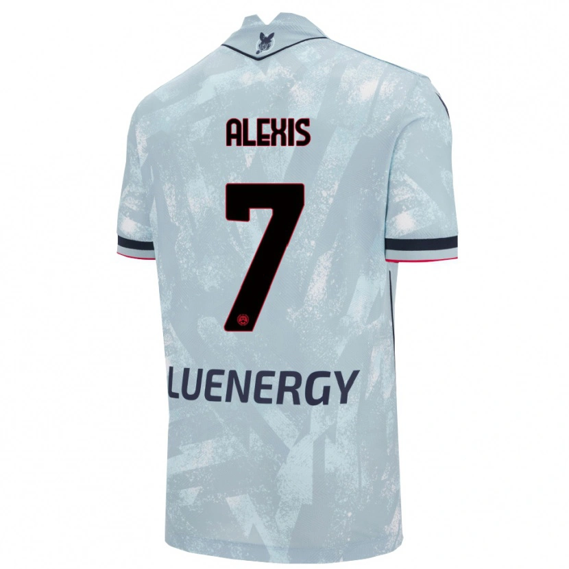 Danxen Pánské Alexis Sánchez #7 Světle Modrá Černá Daleko Hráčské Dresy 2025/26 Dres