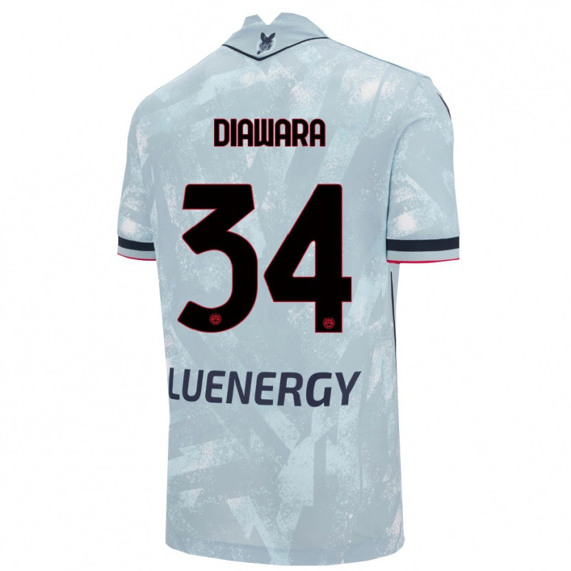 Danxen Pánské Sekou Diawara #34 Světle Modrá Černá Daleko Hráčské Dresy 2025/26 Dres
