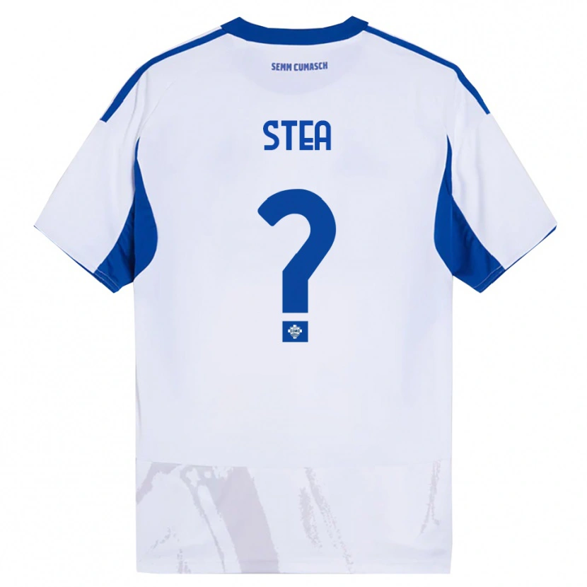 Danxen Pánské Guglielmo Stea #0 Bílá Modrá Daleko Hráčské Dresy 2025/26 Dres