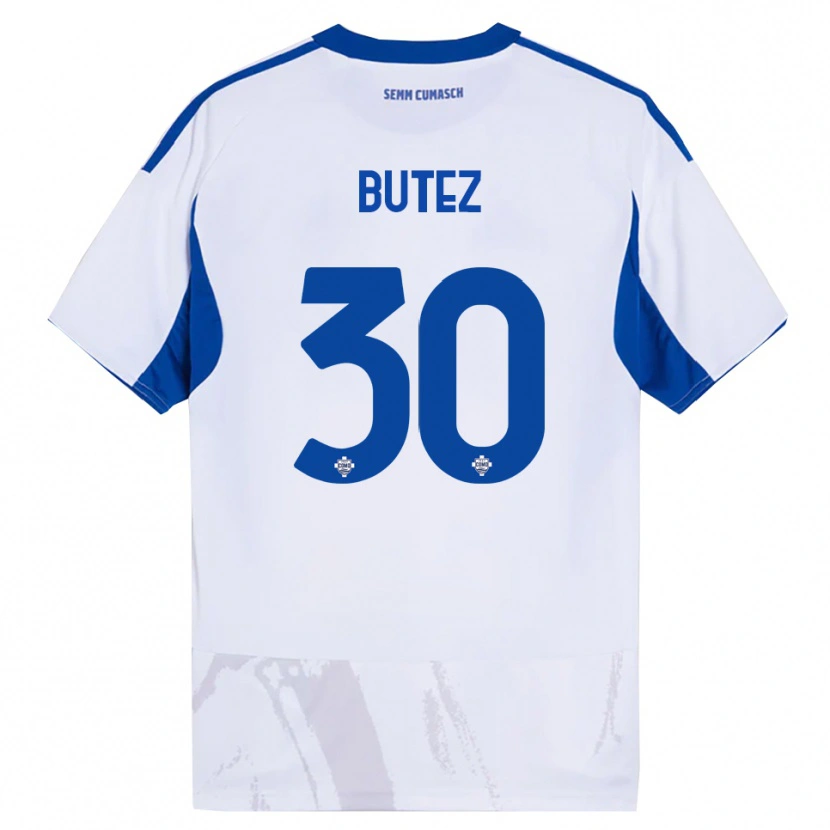 Danxen Pánské Jean Butez #30 Bílá Modrá Daleko Hráčské Dresy 2025/26 Dres