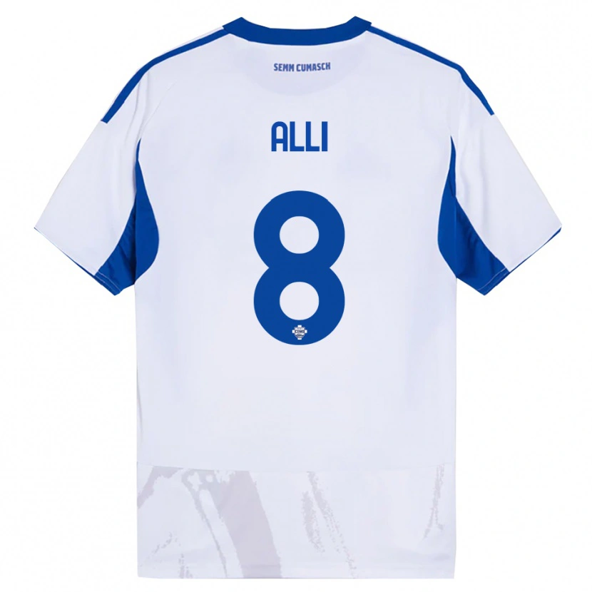 Danxen Pánské Dele Alli #8 Bílá Modrá Daleko Hráčské Dresy 2025/26 Dres