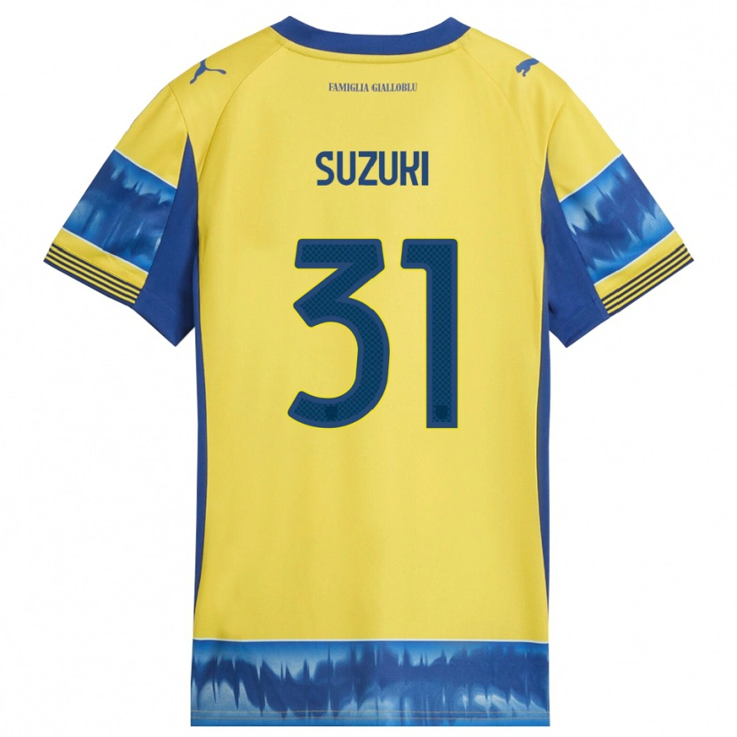 Danxen Pánské Zion Suzuki #31 Žlutá Modrá Daleko Hráčské Dresy 2025/26 Dres