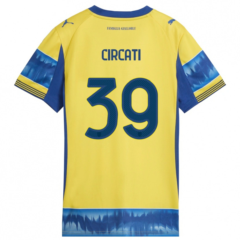Danxen Pánské Alessandro Circati #39 Žlutá Modrá Daleko Hráčské Dresy 2025/26 Dres