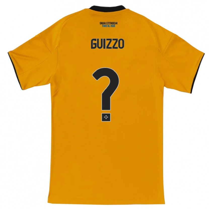Danxen Pánské Tommaso Guizzo #0 Oranžová Modrá Daleko Hráčské Dresy 2025/26 Dres