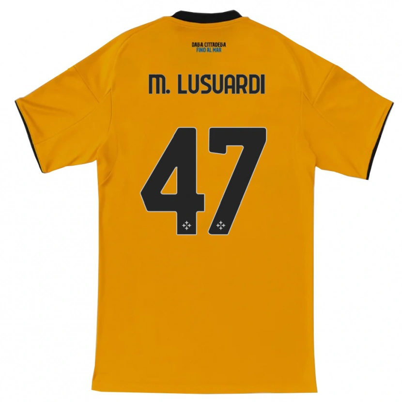 Danxen Pánské Mateus Lusuardi #47 Oranžová Modrá Daleko Hráčské Dresy 2025/26 Dres