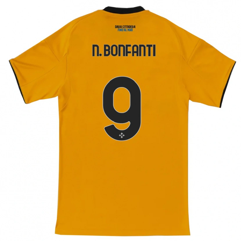 Danxen Pánské Nicholas Bonfanti #9 Oranžová Modrá Daleko Hráčské Dresy 2025/26 Dres