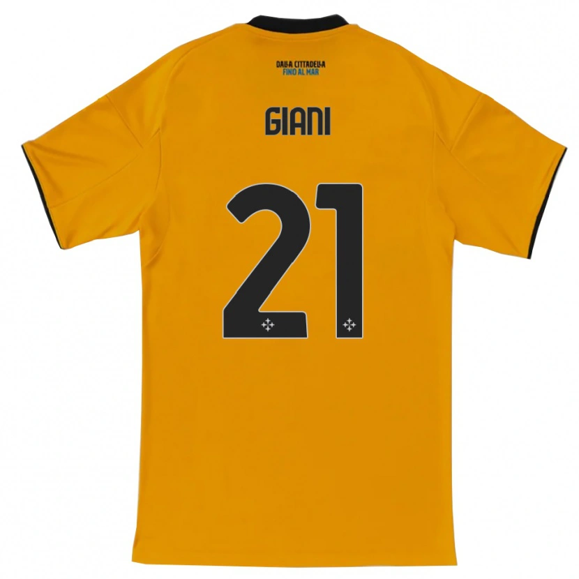 Danxen Pánské Elia Giani #21 Oranžová Modrá Daleko Hráčské Dresy 2025/26 Dres