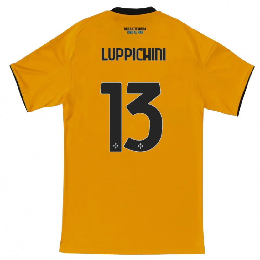 Danxen Pánské Matteo Luppichini #13 Oranžová Modrá Daleko Hráčské Dresy 2025/26 Dres