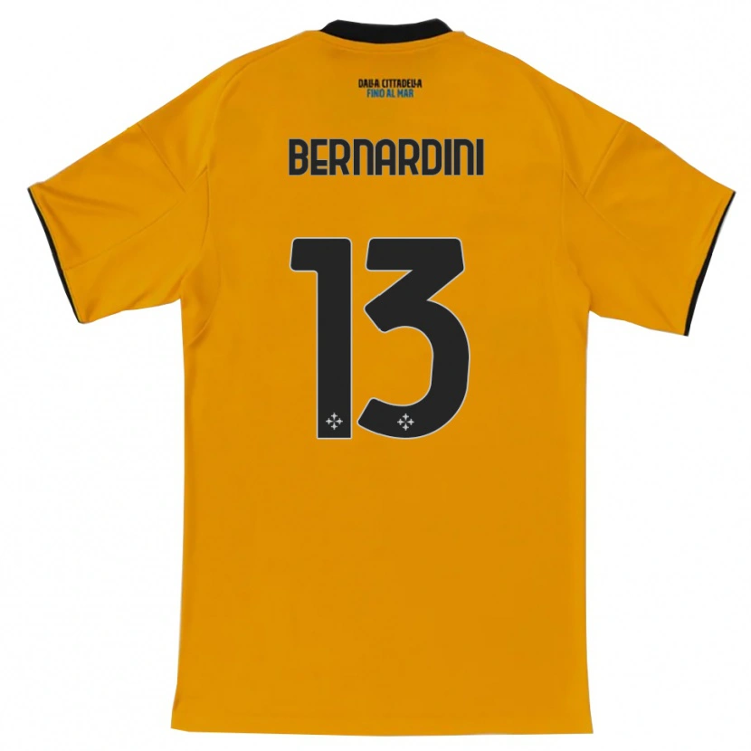 Danxen Pánské Andrea Bernardini #13 Oranžová Modrá Daleko Hráčské Dresy 2025/26 Dres