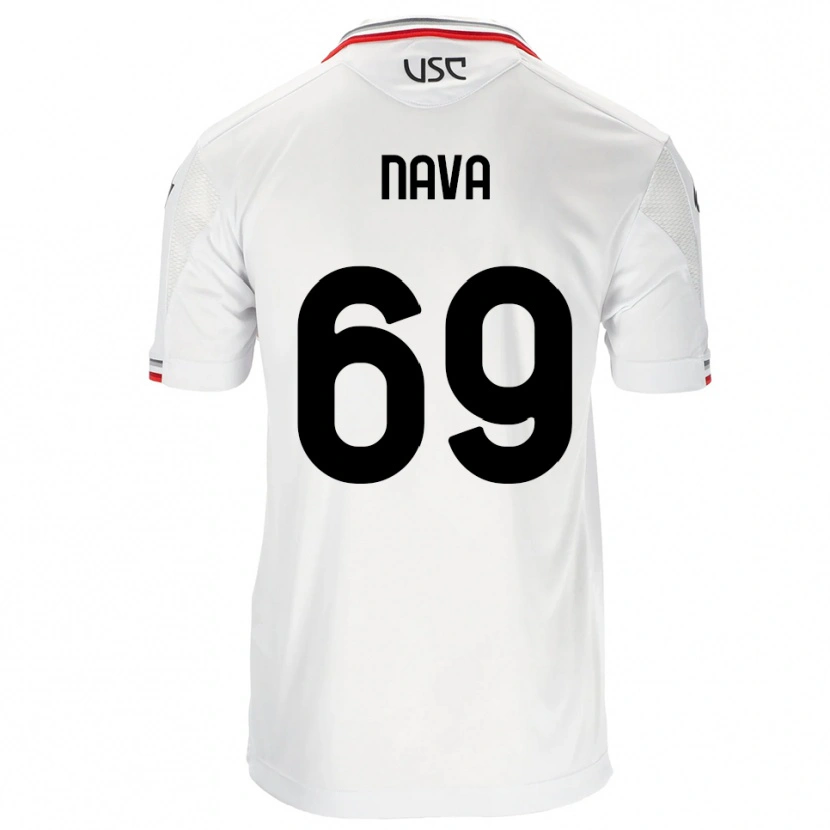 Danxen Pánské Lapo Nava #69 Bílá Červená Daleko Hráčské Dresy 2025/26 Dres