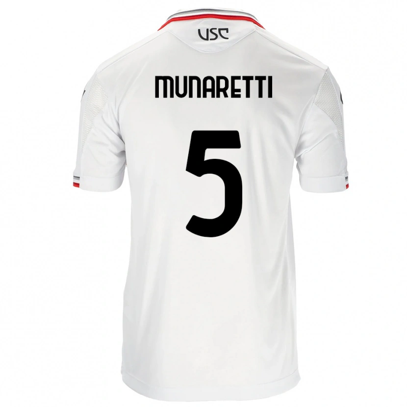 Danxen Pánské Luca Munaretti #5 Bílá Červená Daleko Hráčské Dresy 2025/26 Dres
