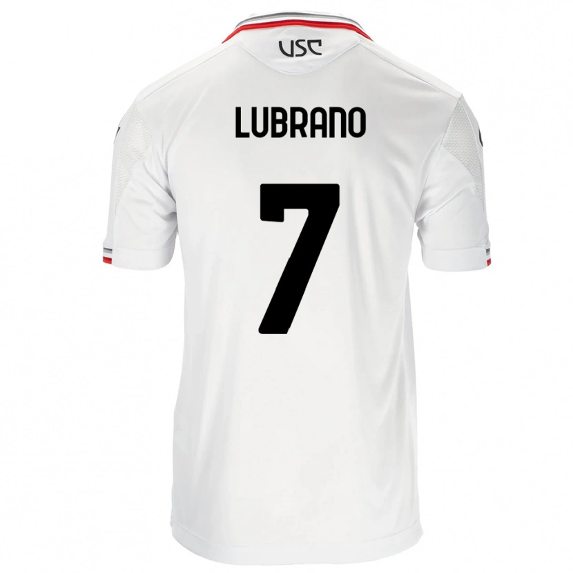 Danxen Pánské Antonio Lubrano #7 Bílá Červená Daleko Hráčské Dresy 2025/26 Dres