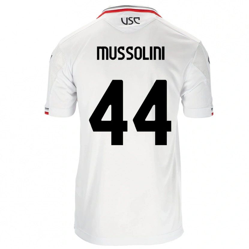 Danxen Pánské Romano Floriani Mussolini #44 Bílá Červená Daleko Hráčské Dresy 2025/26 Dres