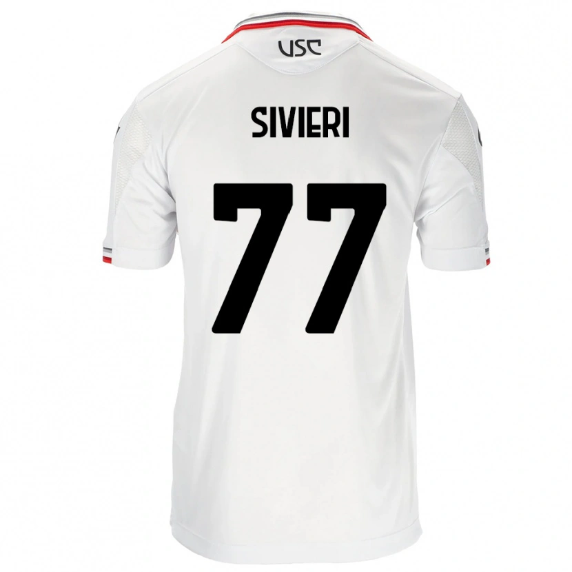 Danxen Pánské Lorenzo Sivieri #77 Bílá Červená Daleko Hráčské Dresy 2025/26 Dres