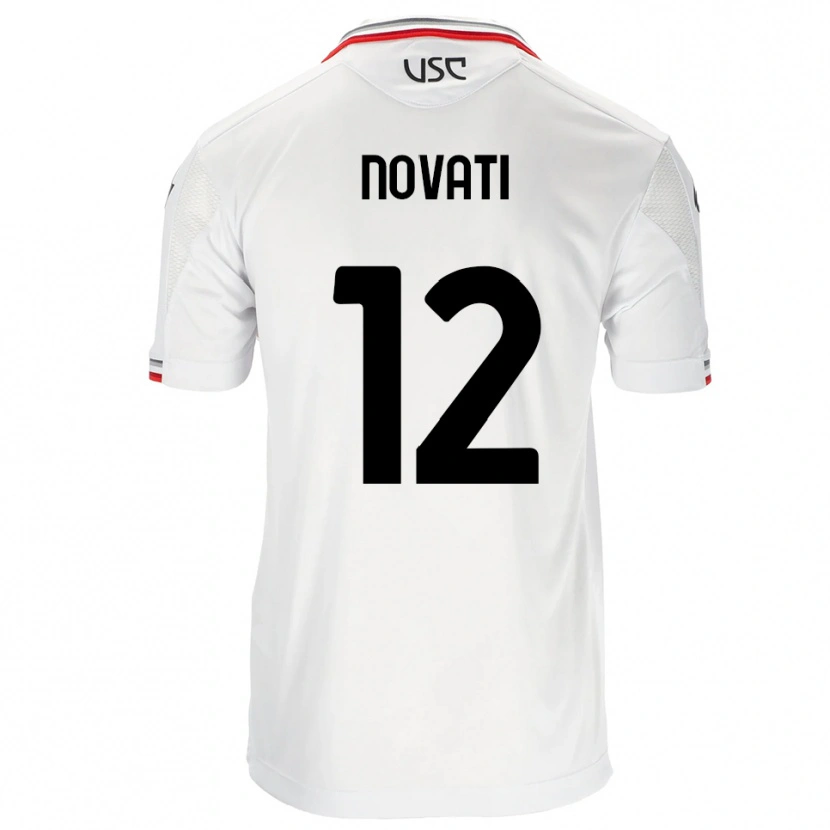 Danxen Pánské Lorenzo Novati #12 Bílá Červená Daleko Hráčské Dresy 2025/26 Dres