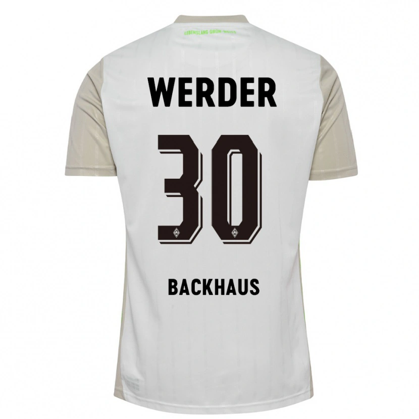 Danxen Pánské Mio Backhaus #30 Bílá Černá Daleko Hráčské Dresy 2025/26 Dres